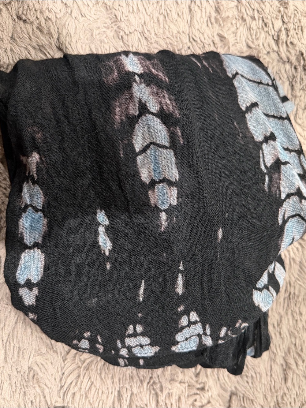 Vela Denim Ripple Hijab (standard size)